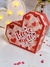 Kit imprimible San Valentin: Box corazón ROJO - Party Now Design