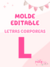 Molde LETRA "L" - comprar online