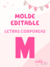 Molde LETRA "M" - comprar online