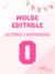 Molde LETRA "O" - comprar online