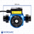 Bomba Centrifuga Recirculadora Calefacción Motorarg Rcl 25-4s 180*