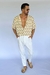 CAMISA VISCOSE FLORESTA BEGE na internet