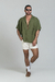 CAMISA VISCOSE COM PREGA VERDE - comprar online