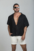 CAMISA VISCOSE COM PREGA PRETA - Cosmen