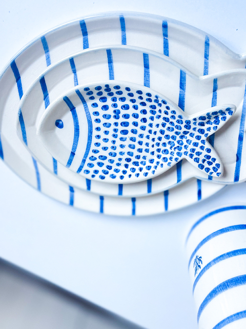 Dip Chico Pez Mil Puntos Azul Marino - comprar online