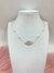 Choker Folheada Prata Búzio