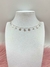 Choker Folheada Prata