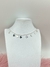 Choker Folheada Prata