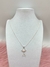 Choker Folheada Prata