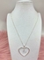 Choker Folheada Prata