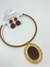 Conjunto Choker Aro + Brinco - comprar online