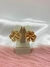 Brinco Folheado Flor Detalhada