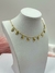 Choker Folheada Pingente Búzios