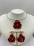 Conjunto Choker Aro e Brinco Orquídea