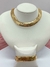 Conjunto Choker e Pulseira Escama Grande