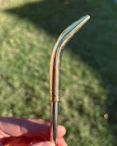 Bombilla pico de loro alpaca pico bronce - comprar online