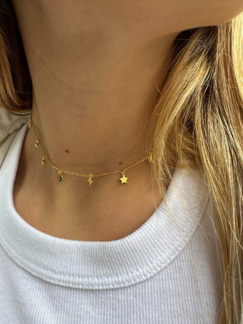 Chocker cielo gold - comprar online