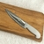 Cuchilla Para Carne Carnicero Acero Inoxidable Mango Blanco 7"