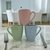 Taza Grande Mug Jarro Café Bombe Linea Pastel Colores 320 Ml en internet