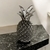 Figura Mediana Escultura Anana Plateado Decoración 20cm en internet