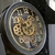 Reloj Moderno De Pared Negro Con Engranajes 33cm - comprar online