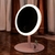 Espejo Redondo Con Luz Tactil De Mesa Tocador Maquillaje