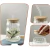 Vaso De Vidrio Con Tapa Bamboo/sorbete 600ml Rayado en internet
