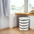 Cesto Para Ropa Plegable De Lona Hogar Casa 45x40x40cm - tienda online