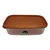 Tupper Hermético Rectangular Metalizado