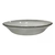 Plato de Vidrio Hondo Acquamarine Transparente Flint