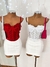 CROPPED CORSELET RENDA LIAH - VALERIA GARMENT
