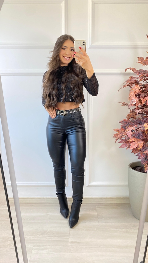 CROPPED PAETE MANGA LONGA - comprar online