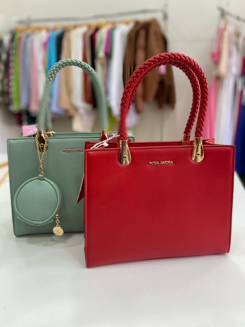 BOLSA GRANDE ROSA AMORA