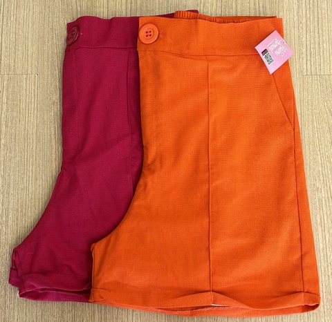 SHORT ALFAIATARIA PLUS SIZE