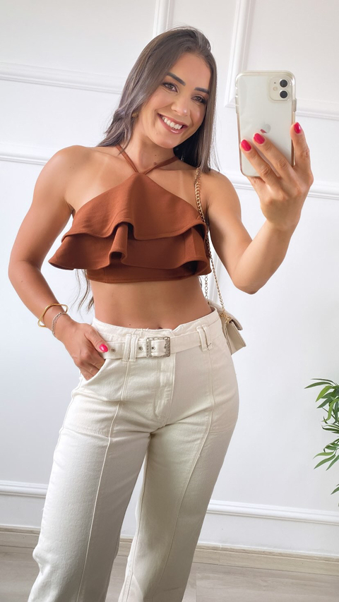 CROPPED BABADO MIRELLA - comprar online