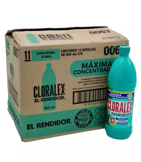 BLANQUEADOR CLORALEX EL RENDIDOR 950ML