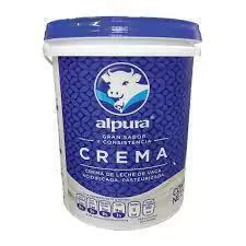 CREMA DE LECHE DE VACA ALPURA CUBETA 4L