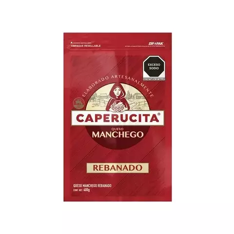 QUESO MANCHEGO REBANADO CAPERUCITA 400G