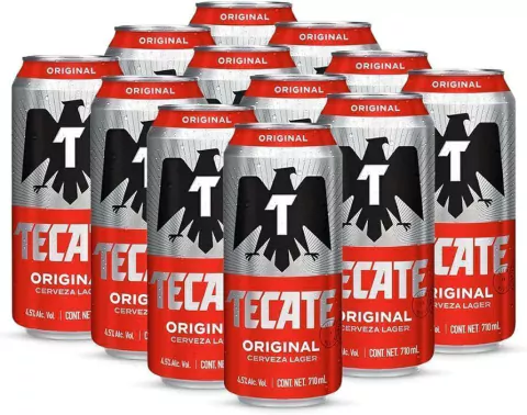 CERVEZA LAGER ORIGINAL TECATE 710ML