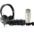 Kit de grabación Behringer U-Phoria Studio - Micrófono, auriculares y placa de audio
