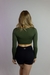 Manga Longa Cropped Verde - Cover Sportwear