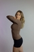 Blusa Air-Touch Castanho na internet