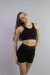 Shorts Stripe Preto