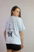 Oversized T-Shirt Azul na internet