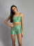 Shorts Shine Verde na internet