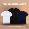 ¡OFERTA BLACK FRIDAY! PACK X3 REMERAS LACOSTE