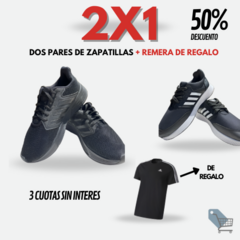 2X1 EN ZAPATILLAS ADIDAS + REMERA DEPORTIVA DE REGALO