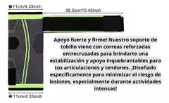 Tobillera Elástica Anti Esguince + Parches dolores musculares/contractura x10 - tienda online