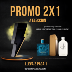 Bad Boy + Perfume a elección (One million, Versage eros o Calvin Klein one)