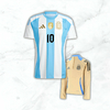 CAMISETA DE MESSI DE LA SELECCION + BUZO DE ENTRENAMIENTO DE REGALO (Promo solo por hoy)